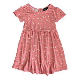 Picapino Pink Floral Dress with Bow Back  24m